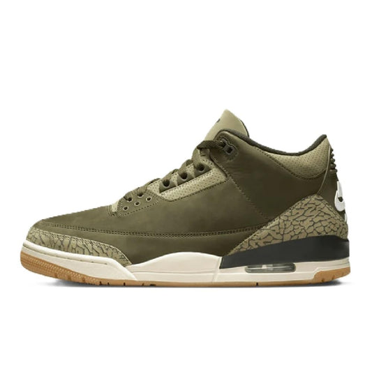 Jordan Air 3 Retro 'Medium Olive' (Olive Green) Size 9