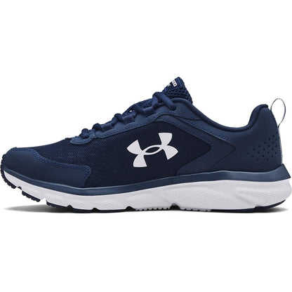 Under Armour Mens Charged Assert 9 Running Shoe, Academy Blue (400 White, 12 US