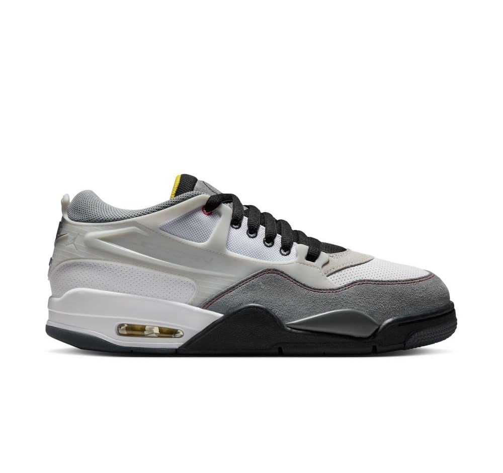 Men's Air Jordan 4 RM PRM White/Fire Red-Black (IB8052 100) - 9.5