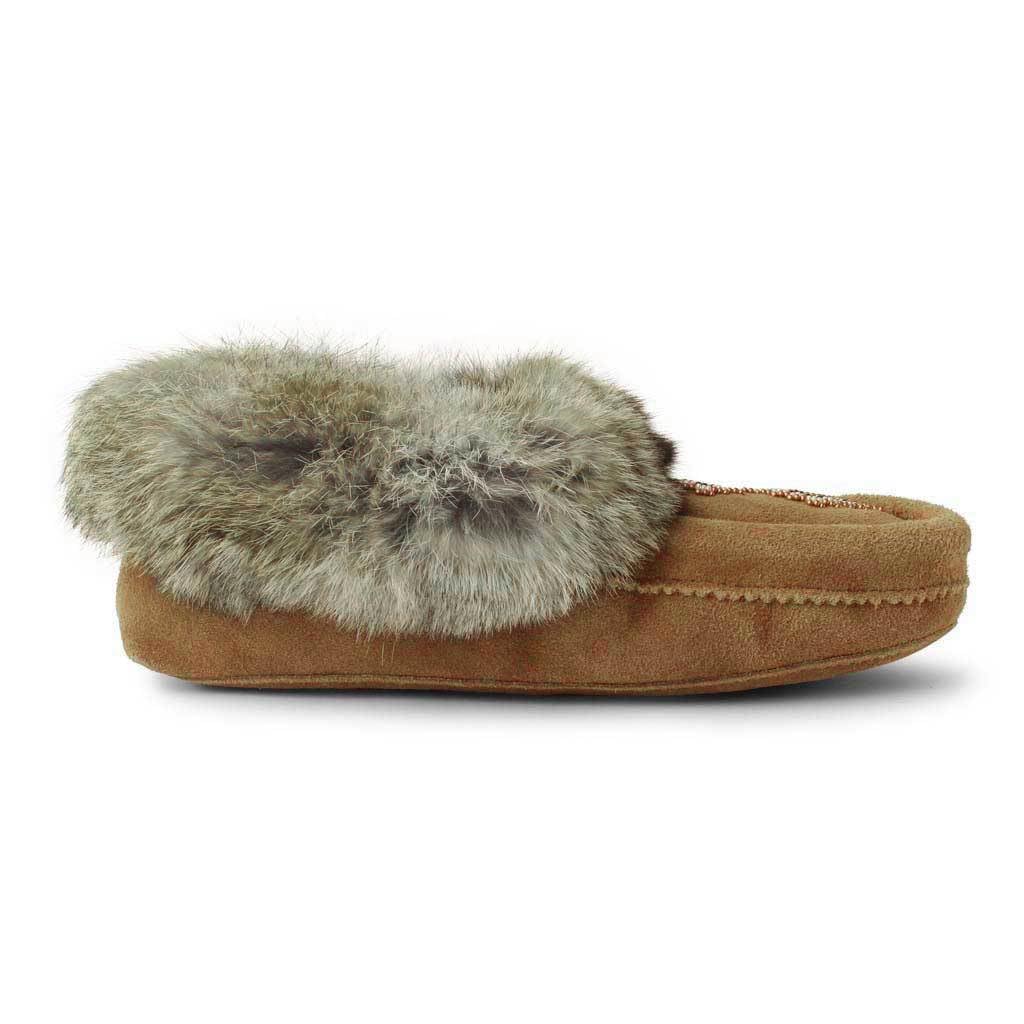 MANITOBAH Tipi Suede Moccasin Womens Oak L06