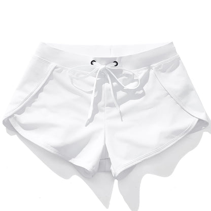 Retro Men's Short Swim Trunks, Quick Dry Bathing Suit with Liner