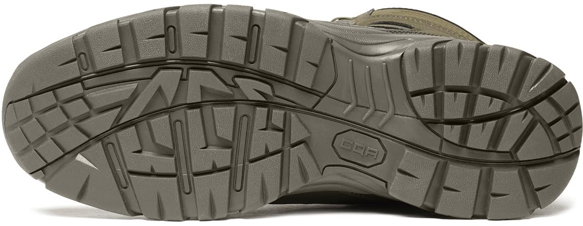 CQR Men's Military Tactical Boots, Lightweight 6 Inches Hiking Combat Boot Durable Breathable Outdoor Work Motorcycle Footwear, Patrol 6 With Zipper Soil Green, 11