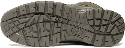 CQR Men's Military Tactical Boots, Lightweight 6 Inches Hiking Combat Boot Durable Breathable Outdoor Work Motorcycle Footwear, Patrol 6 With Zipper Soil Green, 11