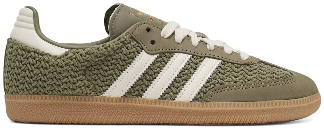 adidas Samba OG Womens Sneaker (Orbit Green Cream White, 7.5)