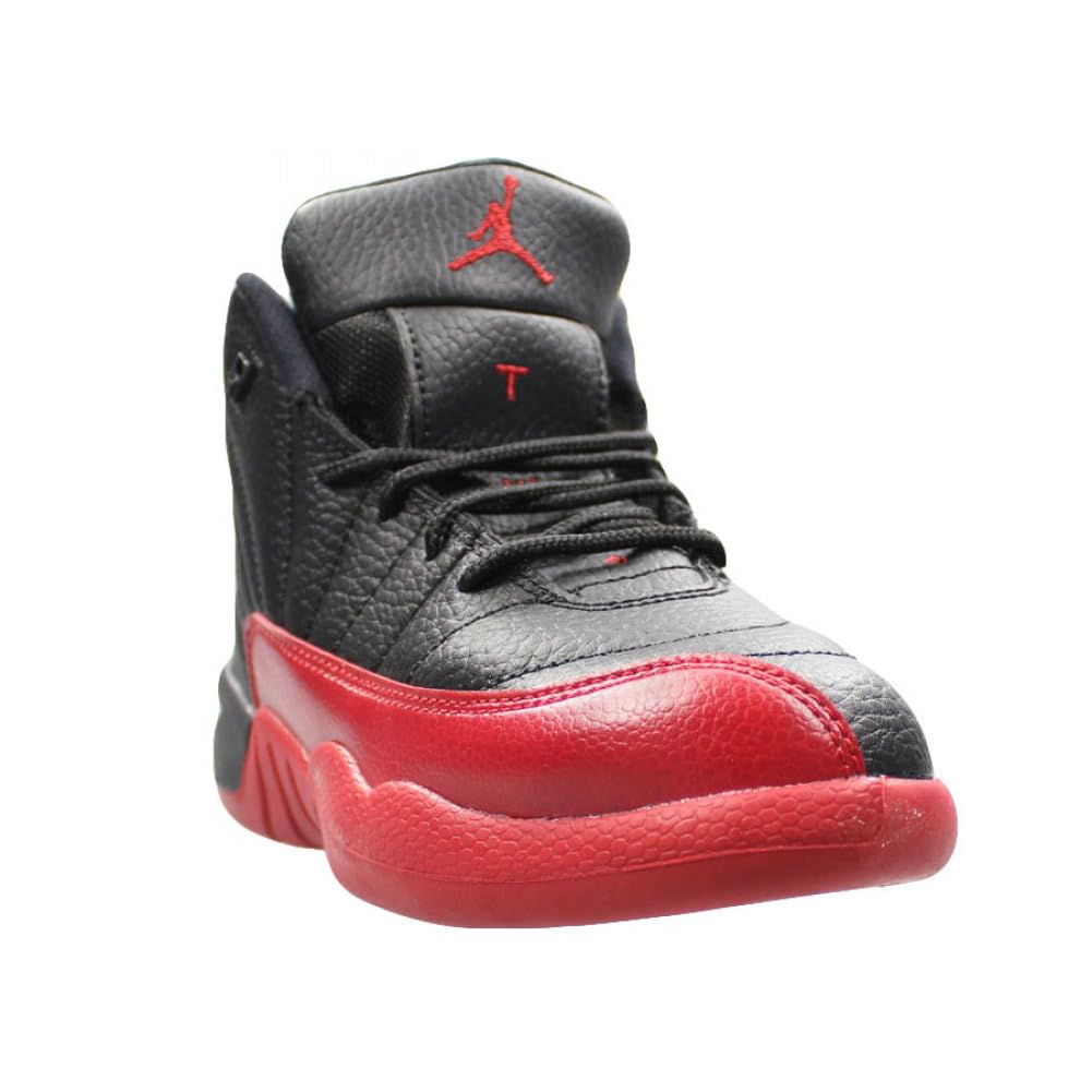 JORDAN 12 Retro Little Kids Style, Black/Varsity Red, 2