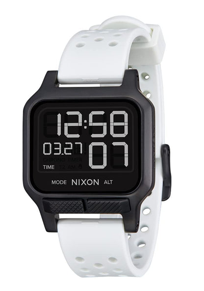 NIXON Heat A1320 - Digital Watch for Men and Women - 100M Water Resistant Exercise Workout and Running Watch - Mens Ultra Thin Lightweight Sport Watches - Custom 38 mm LCD Display, 20mm PU Band