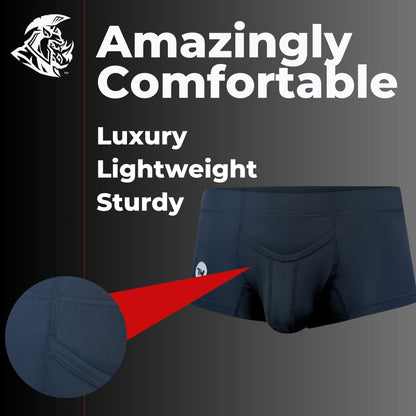 Real Men 3in Nylon Boxer Briefs V-Fly D Pouch Xl 3pk Blk Big Pouch Underwear For Men Bulge Mens Underwear With Horizontal Fly Mens Xl Boxer Briefs