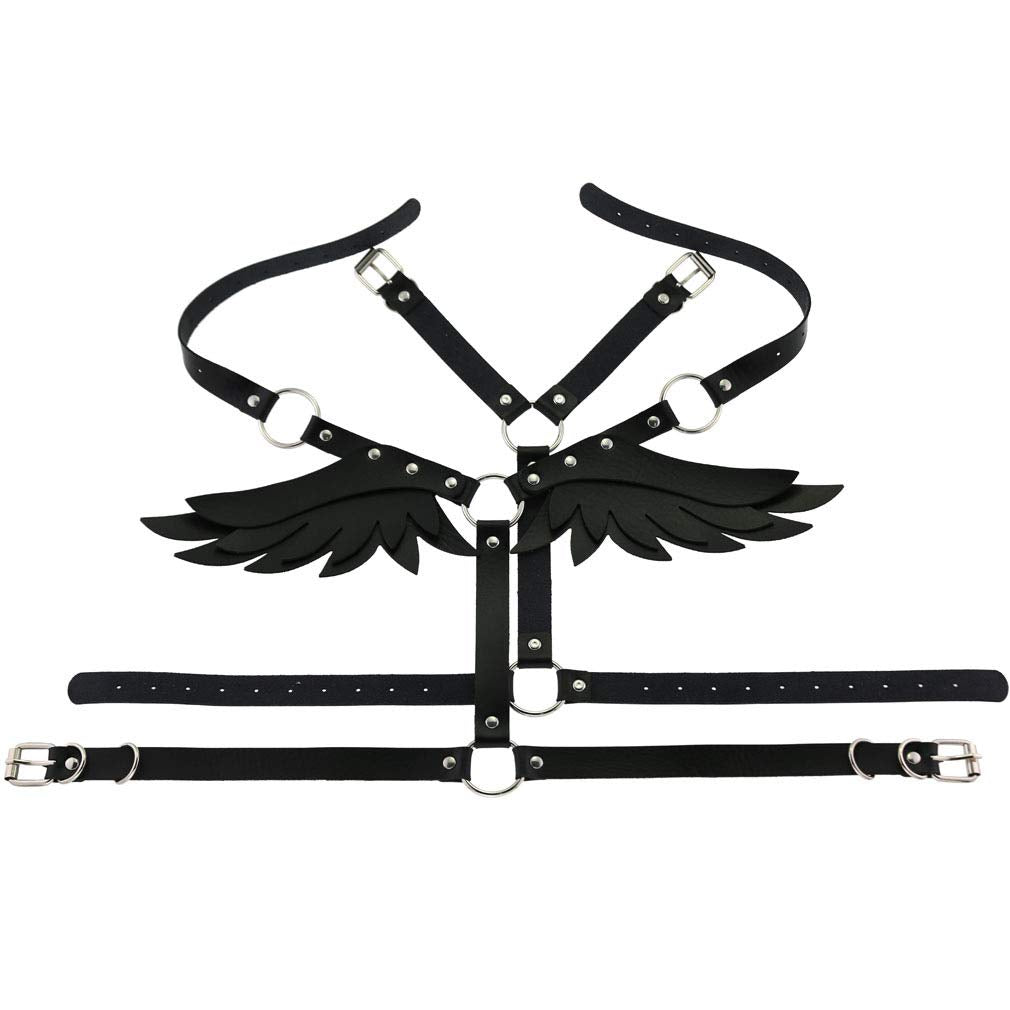 Pink Sissy Harness with Angel Wings PN2678