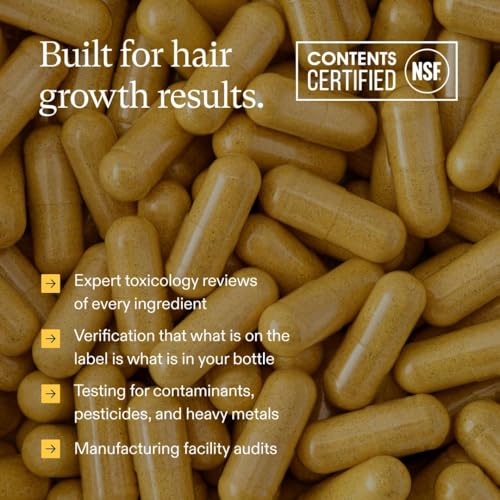 Nutrafol Women's Hair Growth Supplements, Ages 18-44, Clinically Proven for Visibly Thicker and Stronger Hair, Dermatologist Recommended - 1 Month Supply