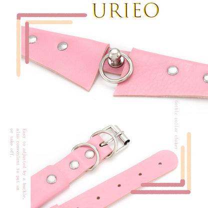 Sissy Collar Choker Necklace Pink Punk Nightclub Jewelry Accessories for Women