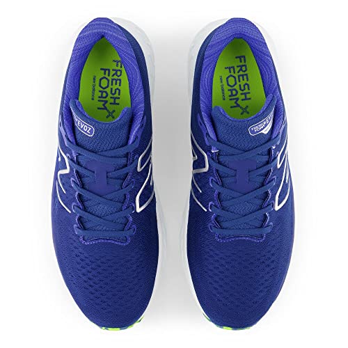 New Balance Men's Fresh Foam X Evoz V3 Running Shoe, Marine Blue/Night Sky/Thirty Watt, 7