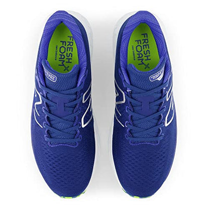 New Balance Men's Fresh Foam X Evoz V3 Running Shoe, Marine Blue/Night Sky/Thirty Watt, 7