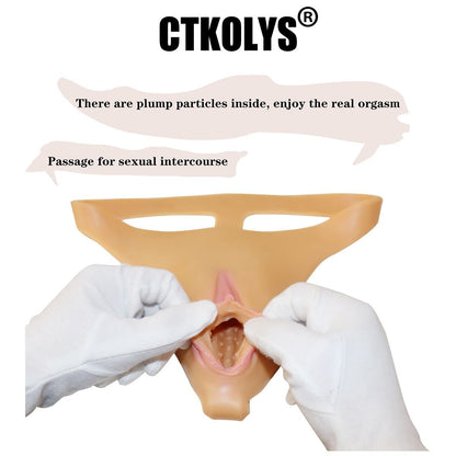 CTKOLYS Men's Hiding Gaff Panty Crossdressing Panties Realistic Camel Toes for Crossdresser Transgender,Style1,One Size