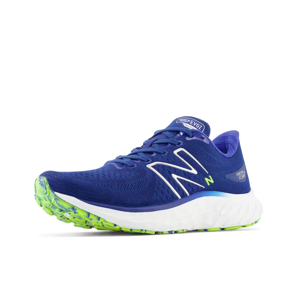New Balance Men's Fresh Foam X Evoz V3 Running Shoe, Marine Blue/Night Sky/Thirty Watt, 7