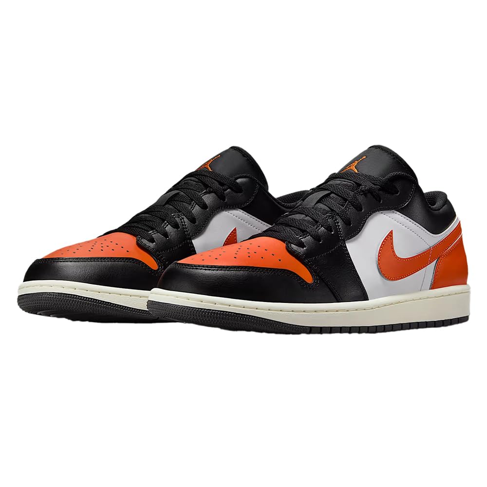 AIR JORDAN 1 LOW "BLACK/STARFISH-WHITE-SAIL"