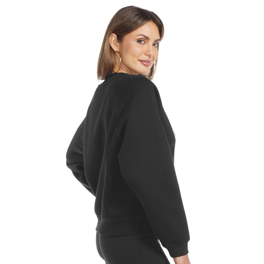 UGG Women's Ugg Logo Crewneck Sweatshirt, Black, M