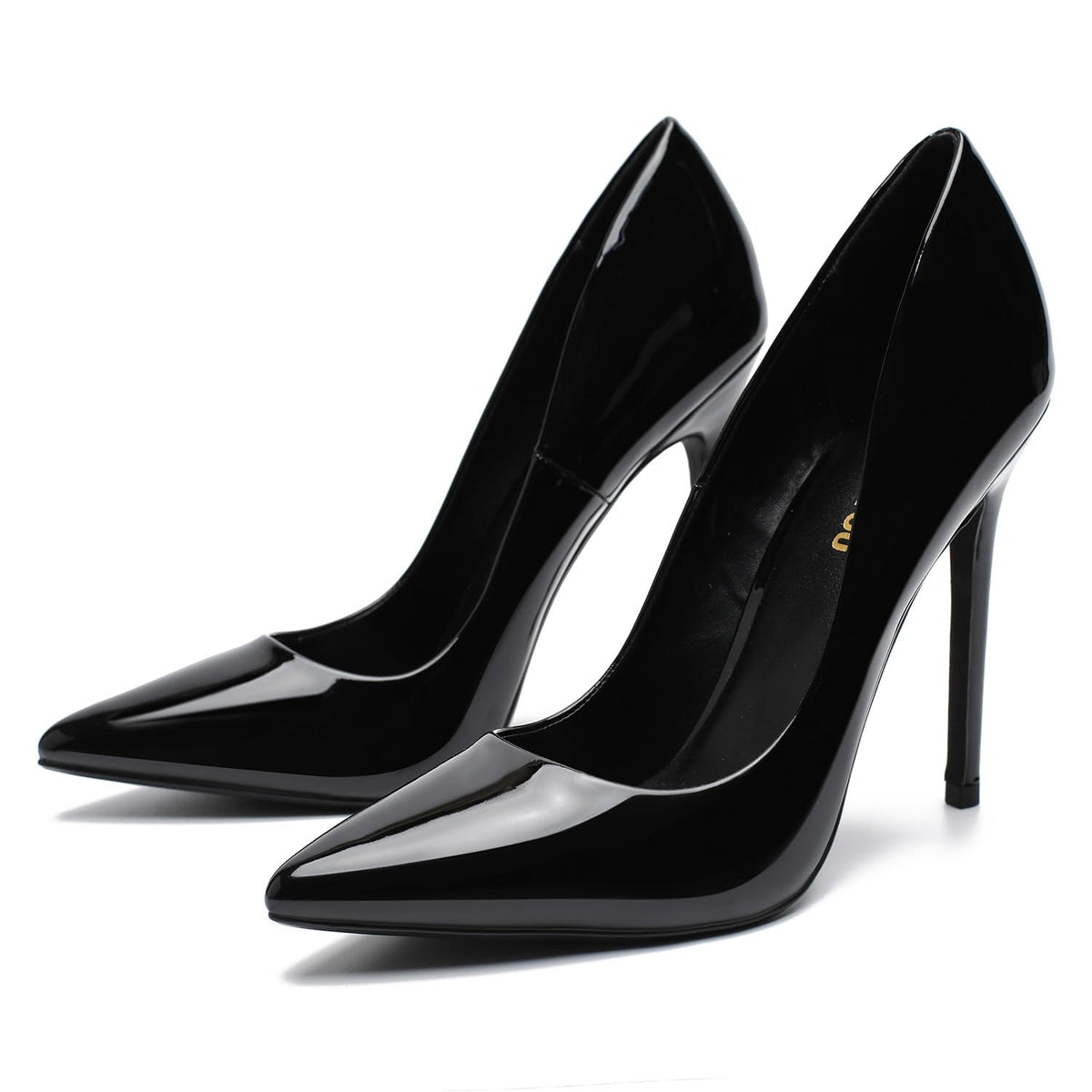 Unisex Men's Women's Pointed Toe High Heels Stiletto Pumps Dress Party Shoes（Dam-G-1 Black 9）
