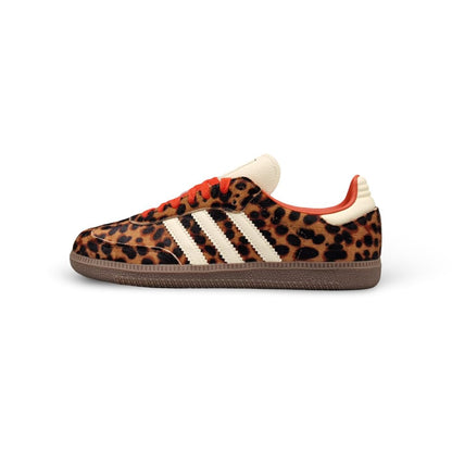 adidas Samba OG Womens Sneaker (Leopard Print Gum, 6.5)