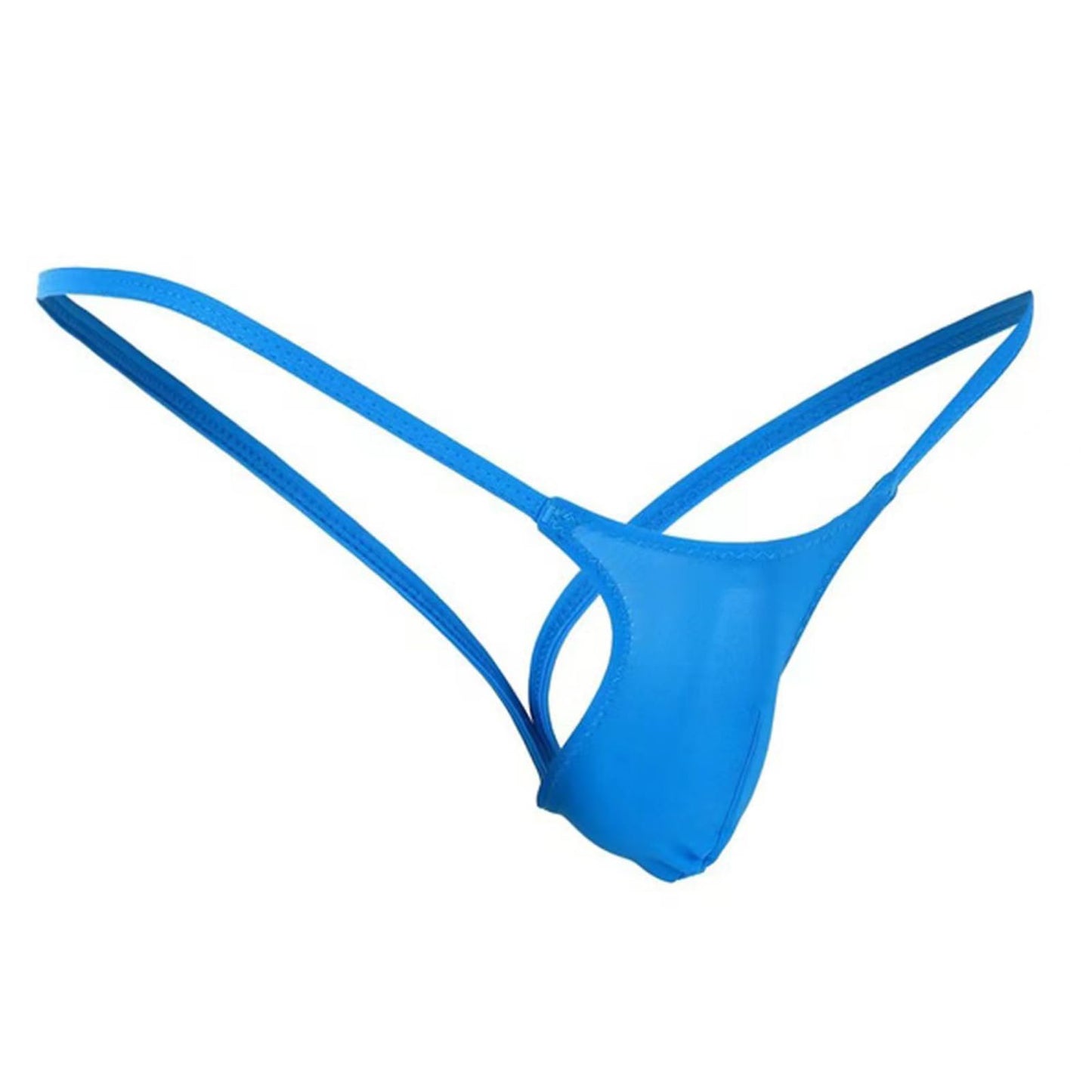 Evankin Men's Underwear See Through Sexy Jock Straps Underpants U-shaped Pouch T-shaped Pants Fun Underwear（Black-XS）