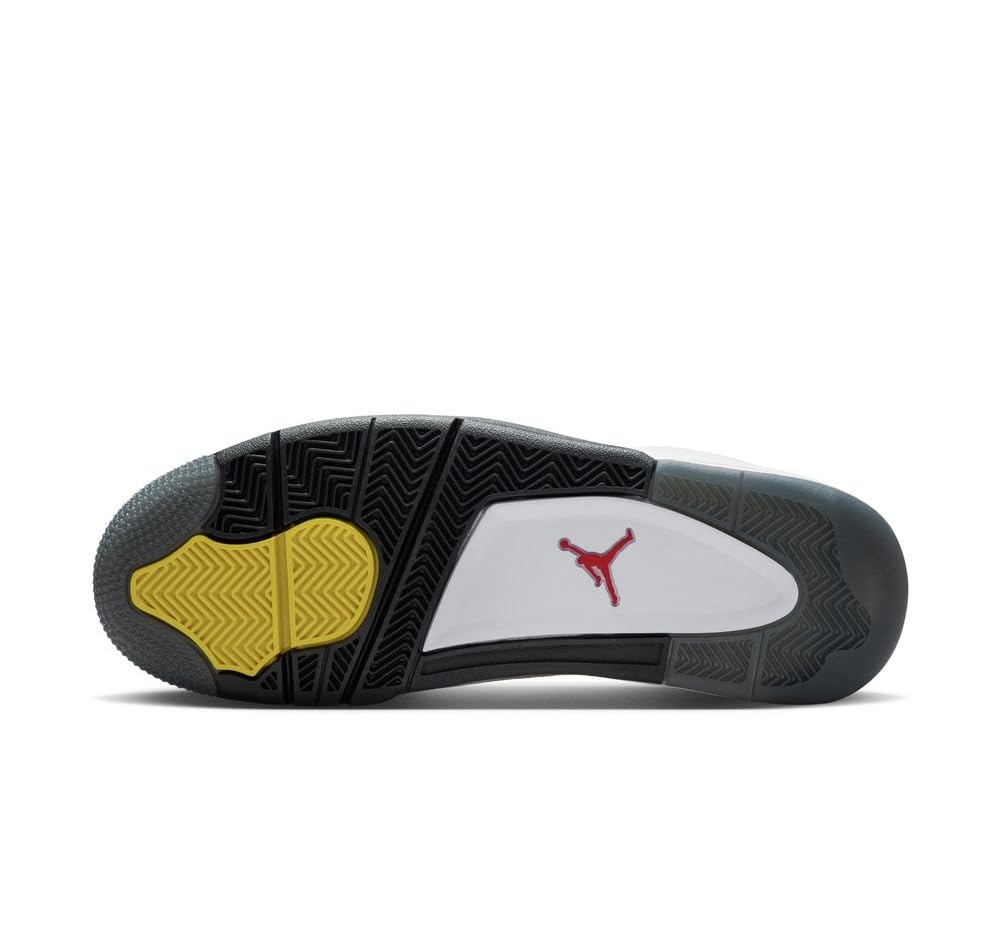 Men's Air Jordan 4 RM PRM White/Fire Red-Black (IB8052 100) - 9.5