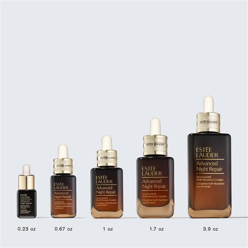 Estée Lauder Advanced Night Repair Duo Face Serum Synchronized Multi-Recovery Complex with Hyaluronic Acid & Peptides | Anti Aging & Hydrating, 1.7 Fl Oz (Pack of 2)