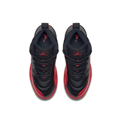 JORDAN 12 Retro Little Kids Style, Black/Varsity Red, 2