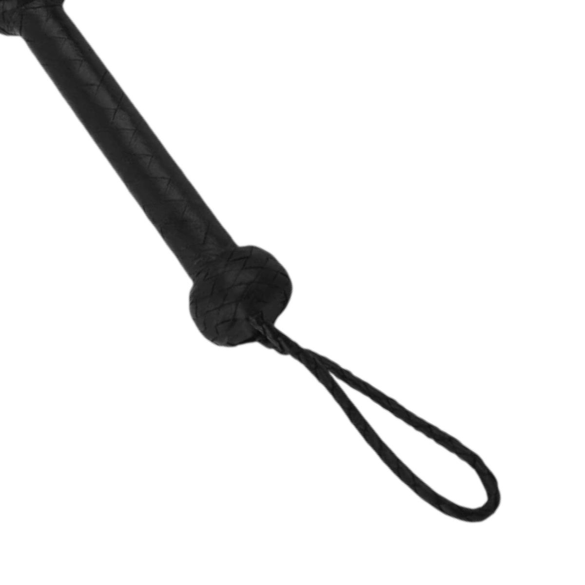 Real Leather Flogger 100 Thick Tails Black | Whip Riding Perfect for Training Shows Leather Whip 18 inch Equestrian Horse Riding Crop