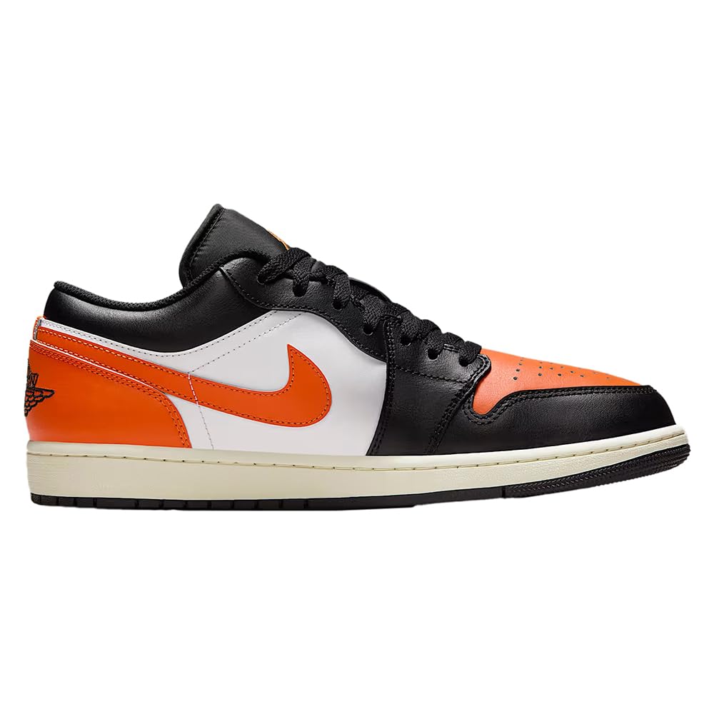 AIR JORDAN 1 LOW "BLACK/STARFISH-WHITE-SAIL"