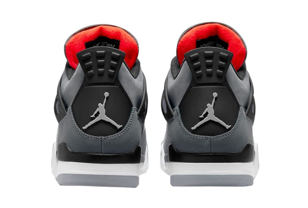 Nike Jordan Mens Air Jordan 4 Retro DH6927 061 Infrared - Size 13 Dark Grey/Infrared 23-black-ce