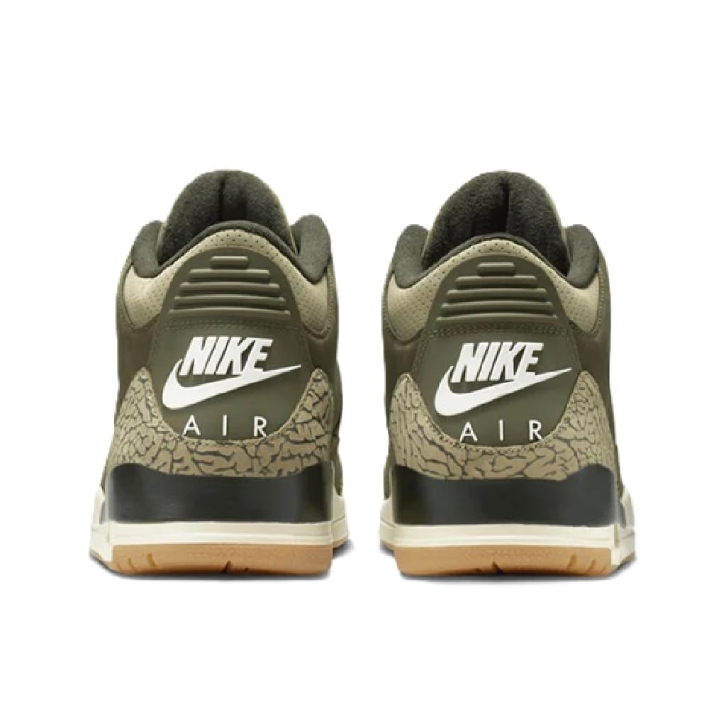 Jordan Air 3 Retro 'Medium Olive' (Olive Green) Size 9