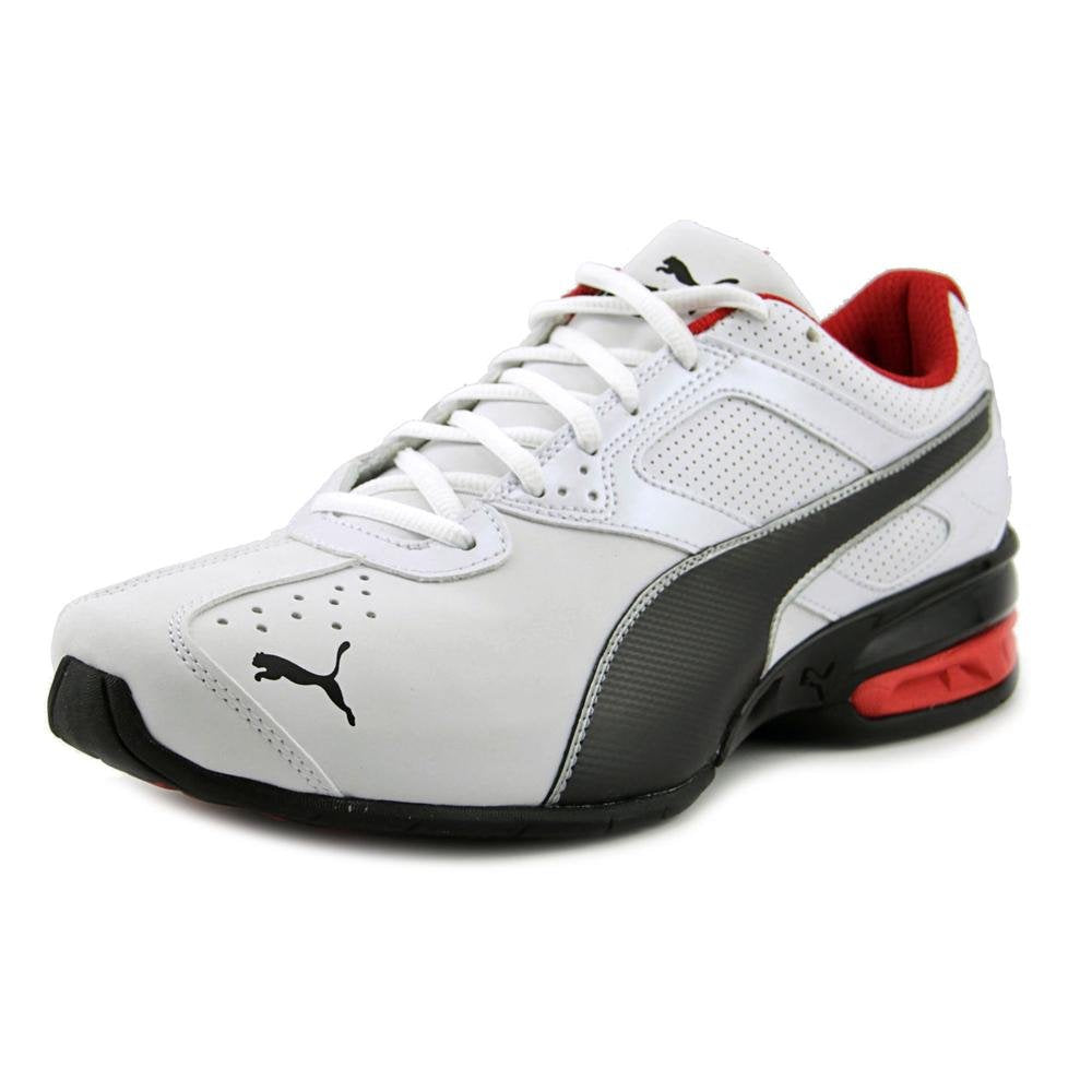 PUMA Men's Tazon 6 FM Shoes, PUMA White/Silver, 7.5 M