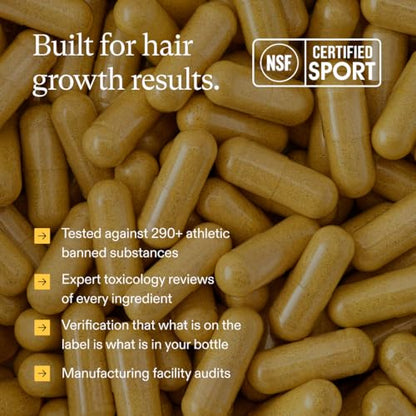 Nutrafol Women's Hair Growth Supplements, Ages 18-44, Clinically Proven for Visibly Thicker and Stronger Hair in 3-6 Months, Dermatologist Recommended - 2 Month Supply, 2 Refill Pouches