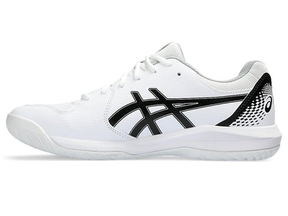 ASICS Men's Gel-Dedicate 8 Tennis Shoes, 7.5, White/Black