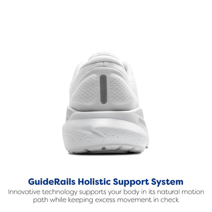 Brooks Women’s Adrenaline GTS 24 Supportive Running Shoe - White/Oyster/Alloy - 11.5 Wide