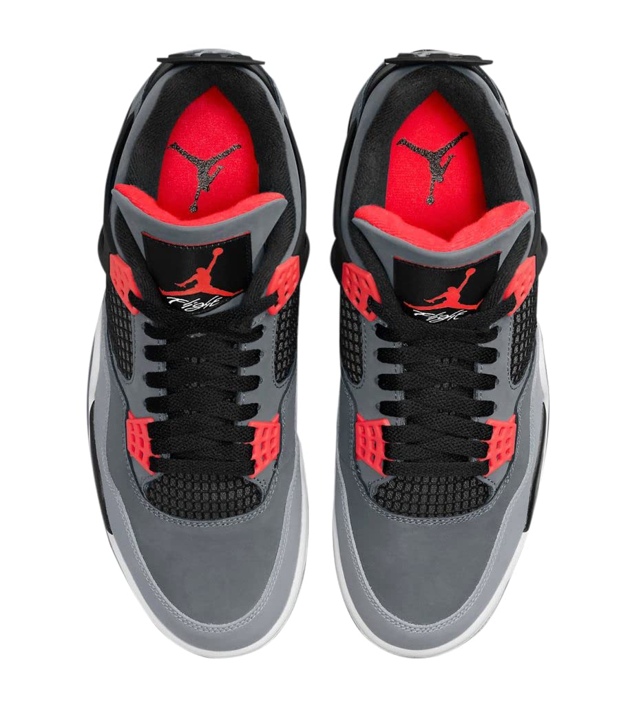 Nike Jordan Mens Air Jordan 4 Retro DH6927 061 Infrared - Size 13 Dark Grey/Infrared 23-black-ce