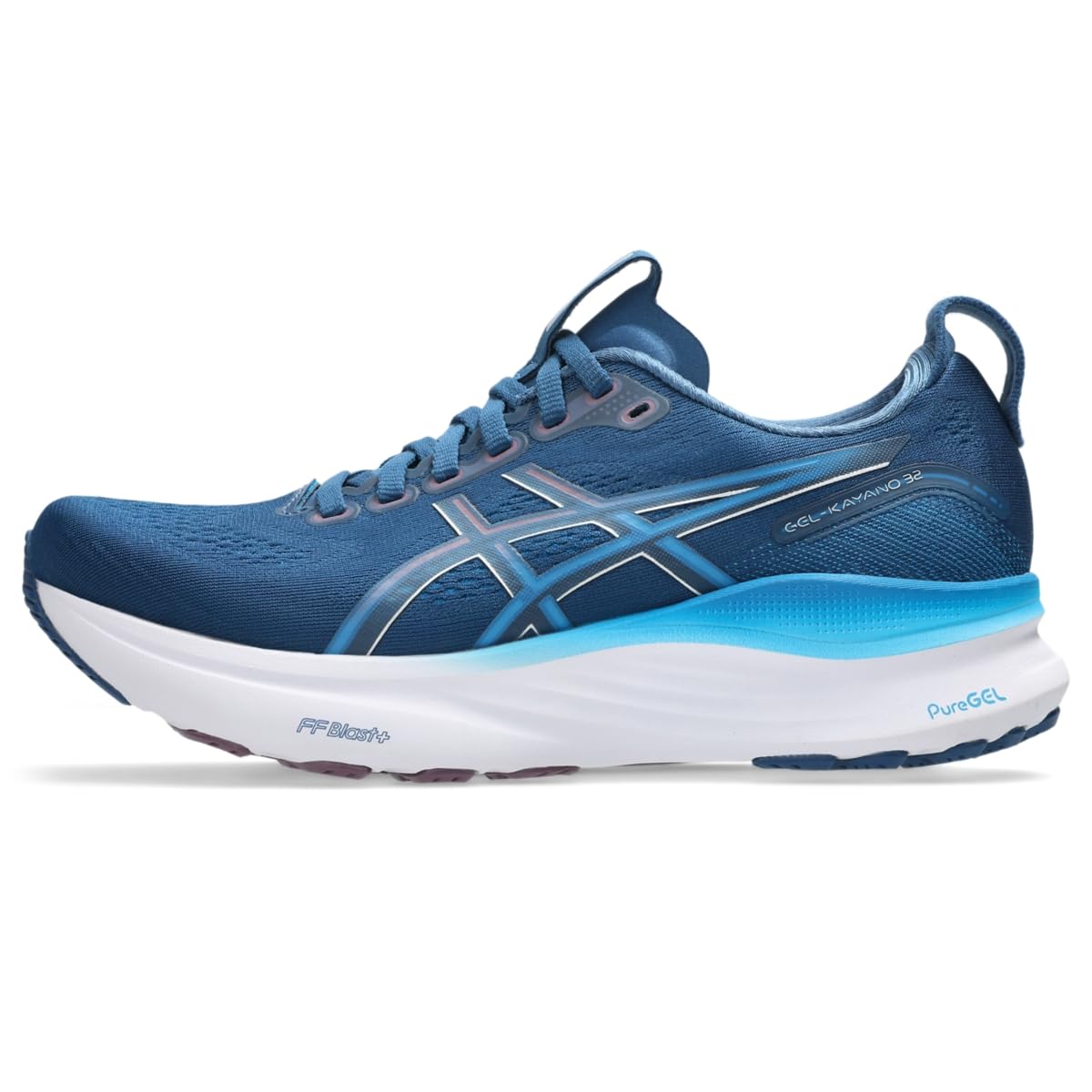 ASICS Women's Gel-Kayano 32 Running Shoes, 5.5, Twilight Blue/Velvet Purple