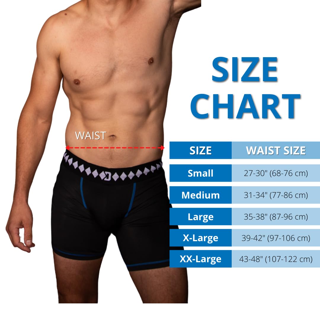 Diamond MMA 3-in-1 Hockey Garter Belt System - Complete with Athletic Cup, Garter, and Jock - Shift-Proof Groin Protection for Hockey Players & Goalies (X-Large)
