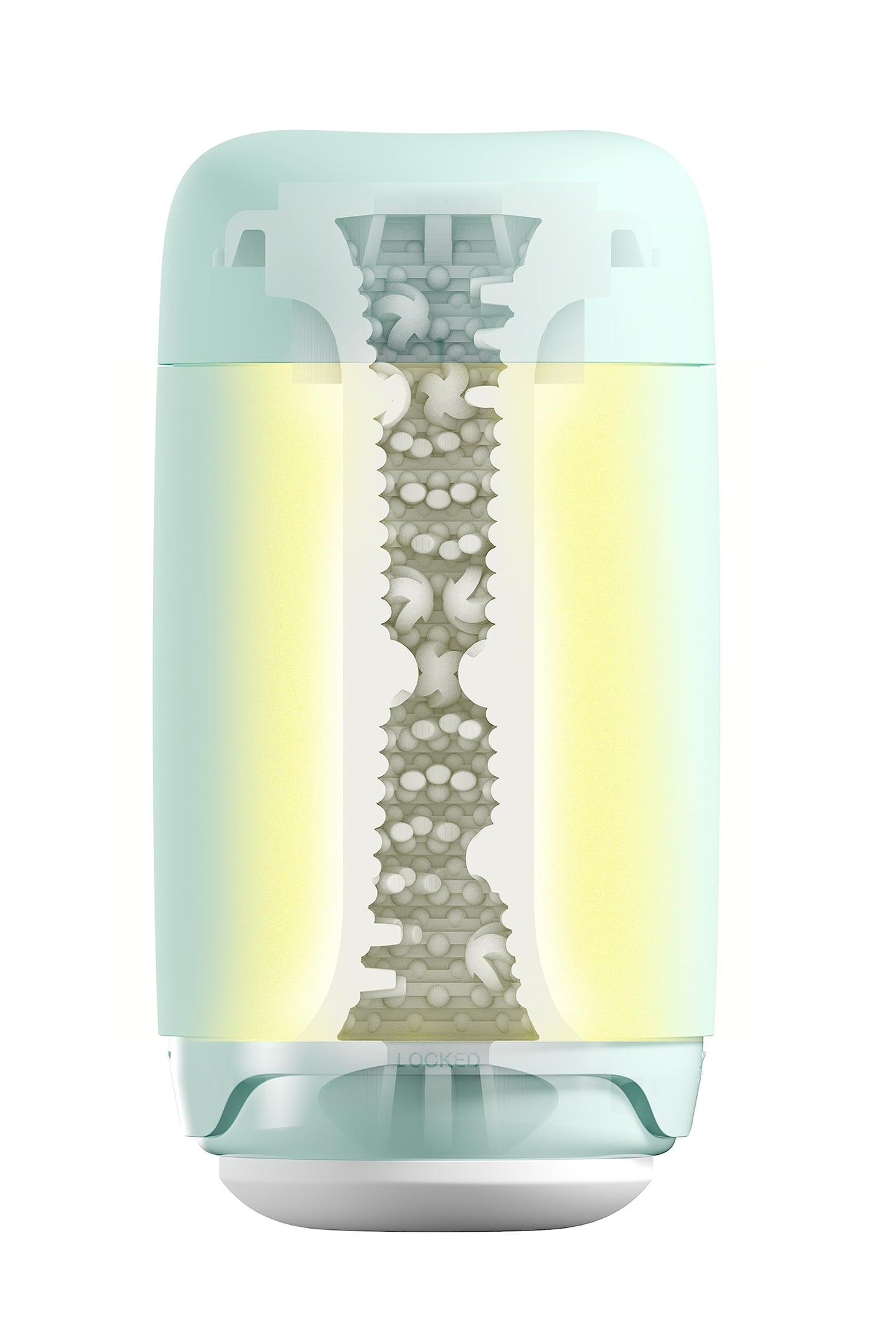 TENGA Puffy Mint Green Reusable Male Masturbator Pillowy Soft Pleasure Device