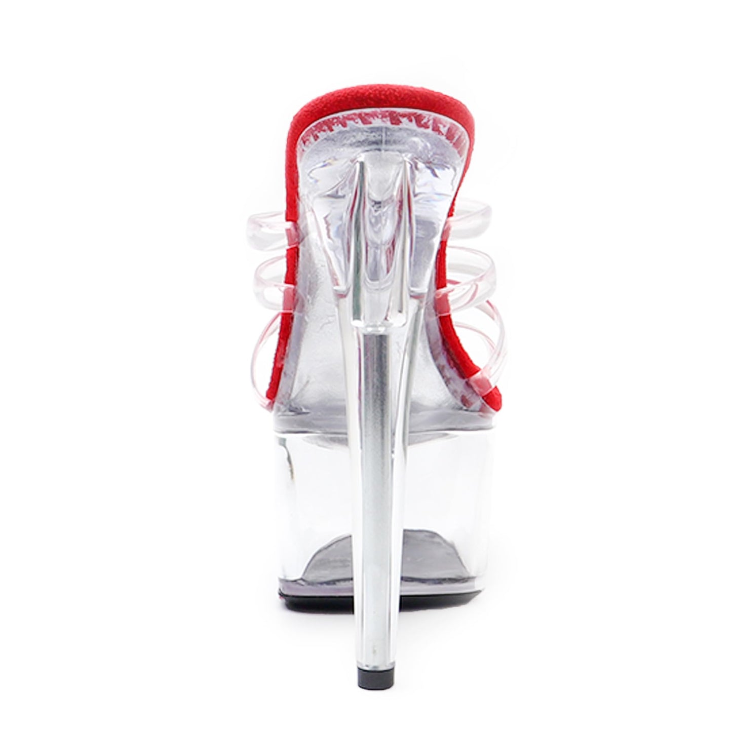 Women's 7 in Clear Platform Sandal Heels Sexy, 7 in Pole Dance High Heel Clear Platform, 17 cm Exotic Platform Pole Dancer Heels Shoes Stiletto