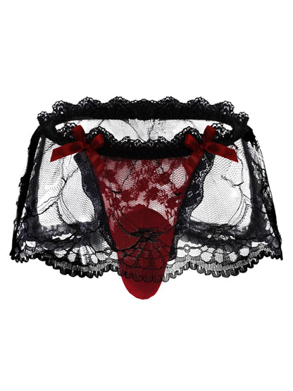 Mens Lace Sexy Underwear, Sissy Pouch Panties Femboy For Men, Low Rise BEST WEAR - See Through Shirts - Sheer Nylon Tops - Second Skin - Transparent Pantyhose - Tights - Plus Size - Women Men Mens Lace Sexy Underwear, Sissy Pouch Panties Femboy For Men, Low Rise BEST WEAR - See Through Shirts - Sheer Nylon Tops - Second Skin - Transparent Pantyhose - Tights - Plus Size - Women Men