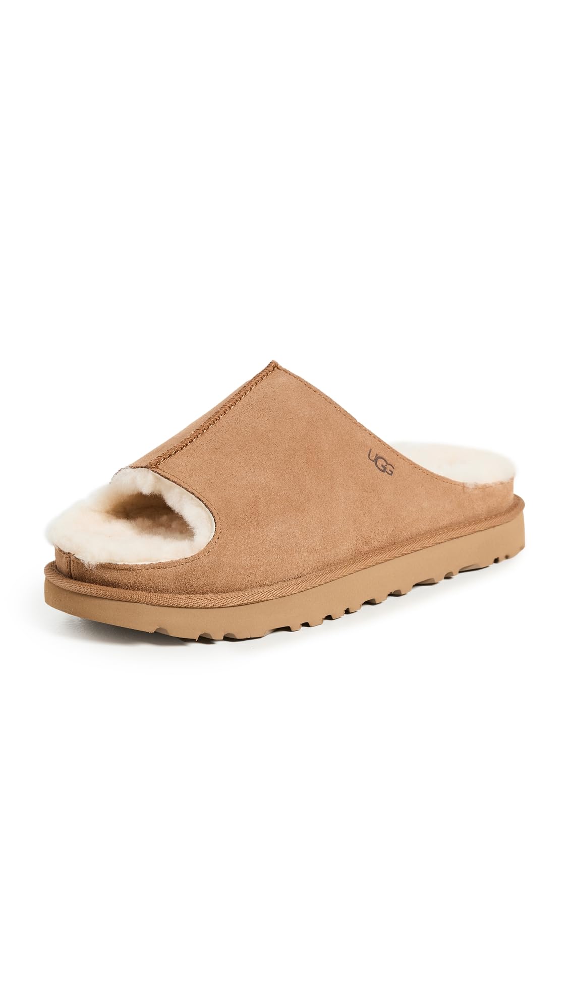 UGG Women's Greenport Slide Sandal, Chestnut, 8
