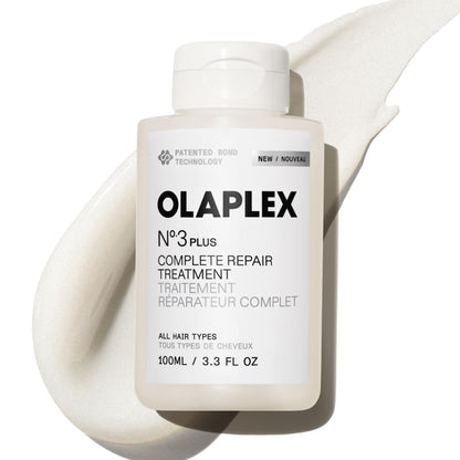 Olaplex N°.3PLUS Complete Repair Treatment: 3-minute Pre-shampoo Treatment to Immediately Repair Hair Damage for Softer, Stronger Hair | For Coily, Curly, Straight, and Wavy, 100 mL / 3.3 Fl Oz
