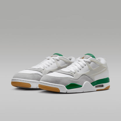Air Jordan 4 RM Men's Shoes (FQ7939-103, White/Neutral Grey/Wolf Grey/Pine Green) Size 9.5