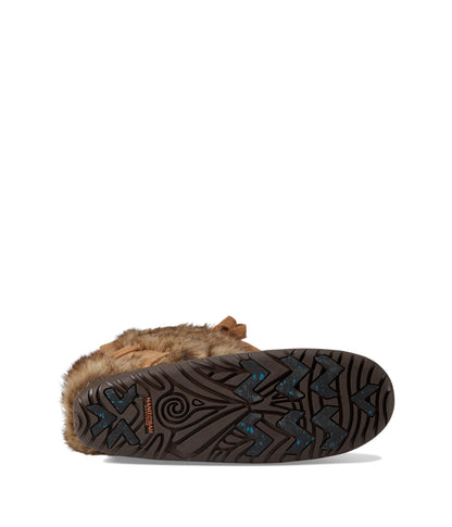 Manitobah Mukluks Tall Wrap Oak/Chene Suede 2 8 M