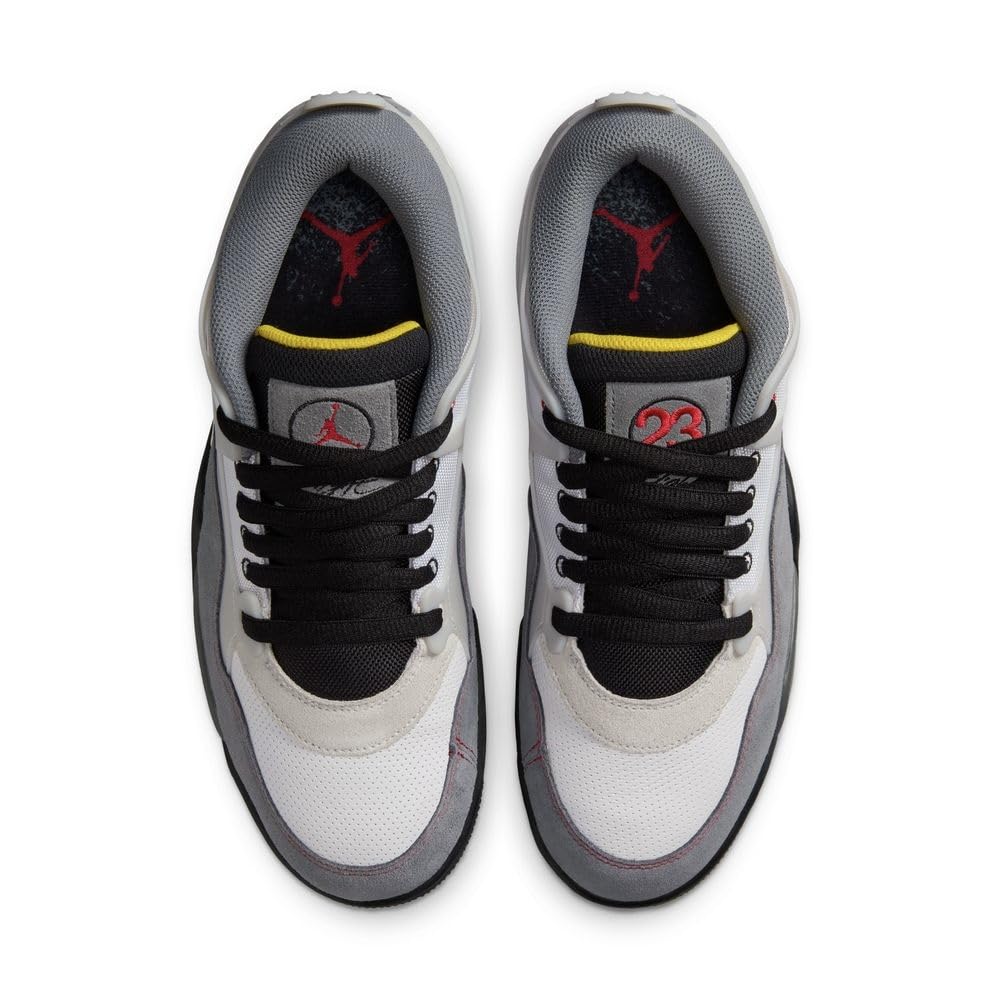 Men's Air Jordan 4 RM PRM White/Fire Red-Black (IB8052 100) - 9.5