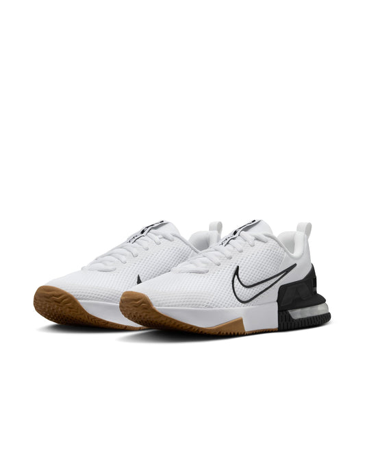 Nike Men's Air Max Alpha Trainer 6 Workout Shoes, White/White-Black-Gum Medium Brown, 10