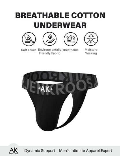 Arjen Kroos - Mens Thong Wide Band Low Rise  - Pouch