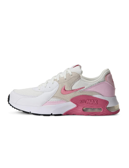 Nike Women's Air Max Excee Shoes, White/Peony-Pink Foam-Platinum Tint, 9