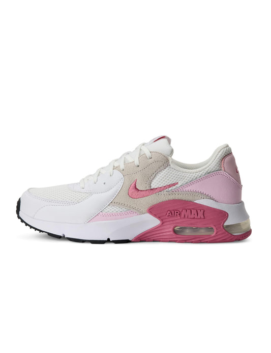 Nike Women's Air Max Excee Shoes, White/Peony-Pink Foam-Platinum Tint, 9