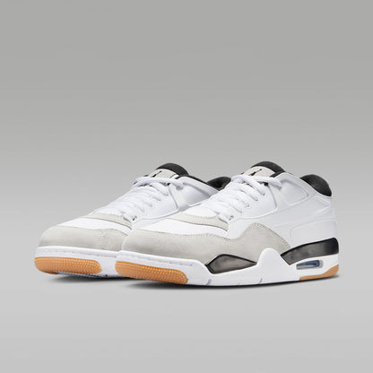 Air Jordan 4 RM Men's Shoes (White/Neutral Grey/Gum Medium Brown/Black) Size 9.5